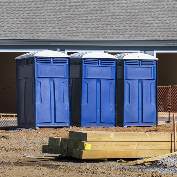 how do you ensure the portable restrooms are secure and safe from vandalism during an event in Gilbertville